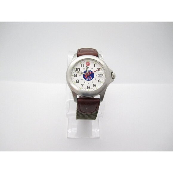 Men Wenger Swiss UCONN Alumni Quartz WR Analog 42mm Dial Date Round Watch(E708) - Picture 5 of 11